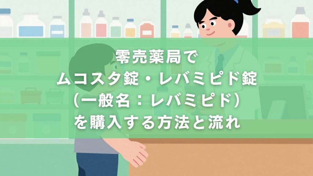 ムコスタ錠・レバミピド錠(一般名:レバミピド)の使用上の注意点と副作用リスク